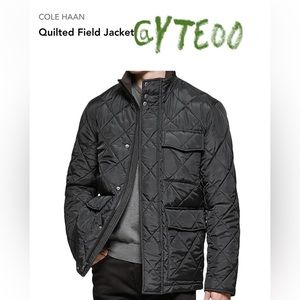 Cole Haan Ink Quilted Field Jacket